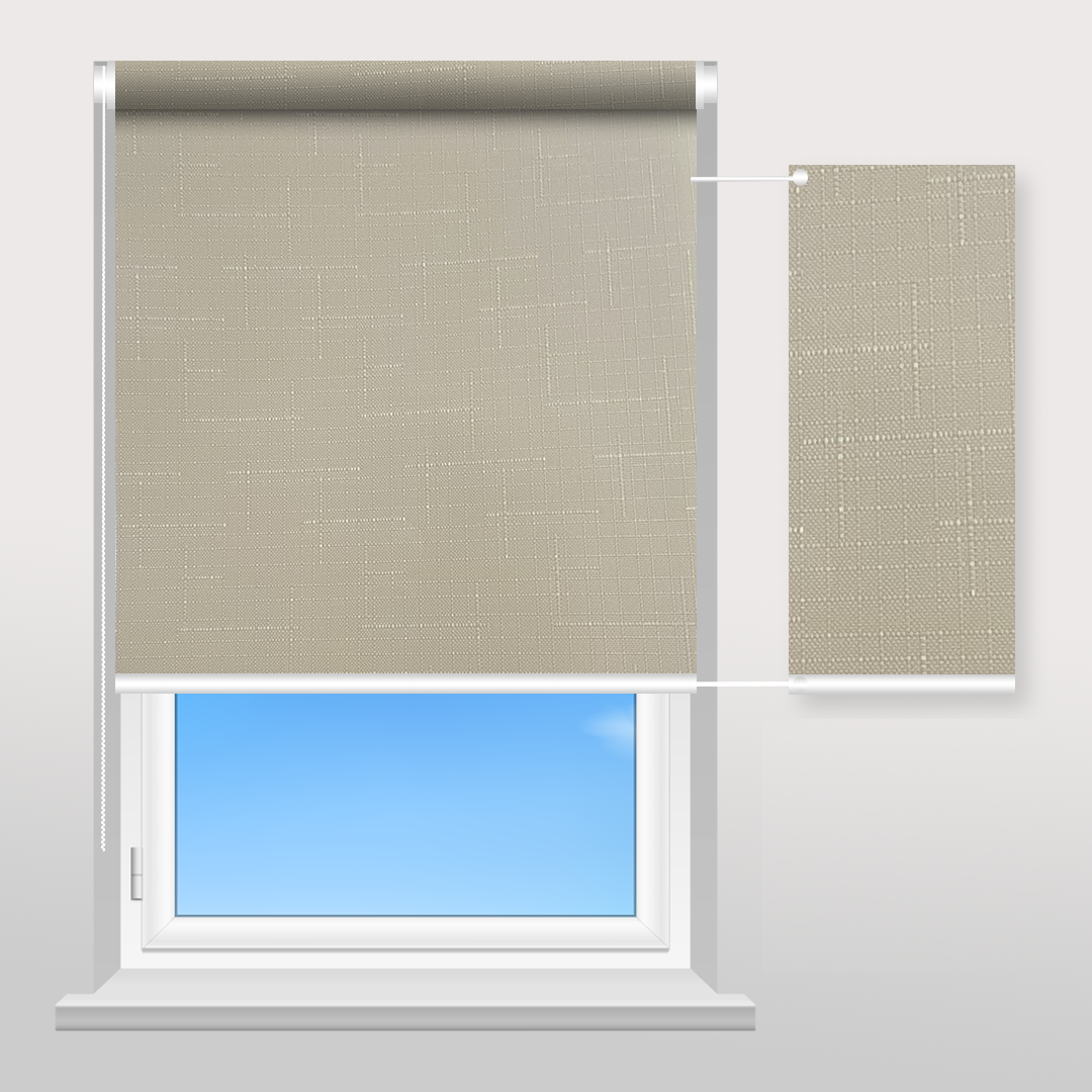 Рулонна штора Sunset Лен капучино