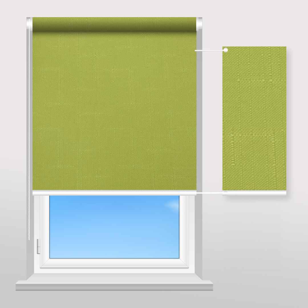 Рулонна штора Sunset Лен оливковий